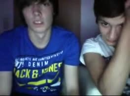 hot boys wank one cums on the floor 